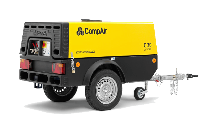 compair compresseur C20 atlas copco matériel air comprimé compresseur mobile de chantier cmg concessionnaire marque cmgtp auvergne clermont-ferrand puy de dôme 63 allier 03 moulins occitanie aveyron corrèze lot lozère haute-loire 43 48 46 12 19 france