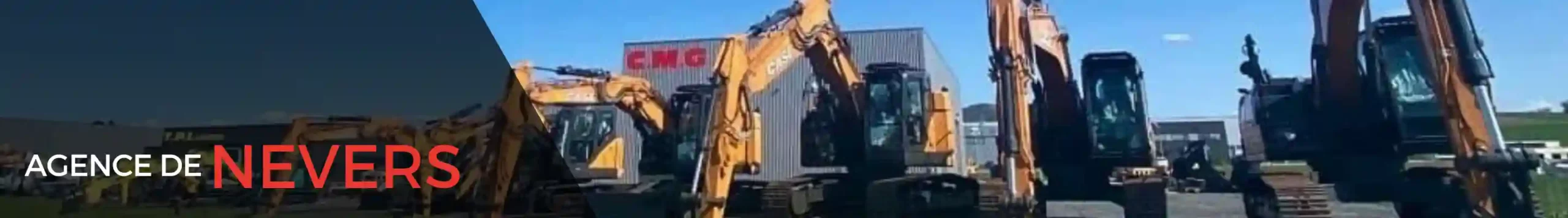 La concession CMG de Nevers - Varennes-Vauzelles (58), experte dans le domaine des Travaux publics, du BTP, de l'industrie et du recyclage. Trouvez ici vos machines et engins TP de qualité.